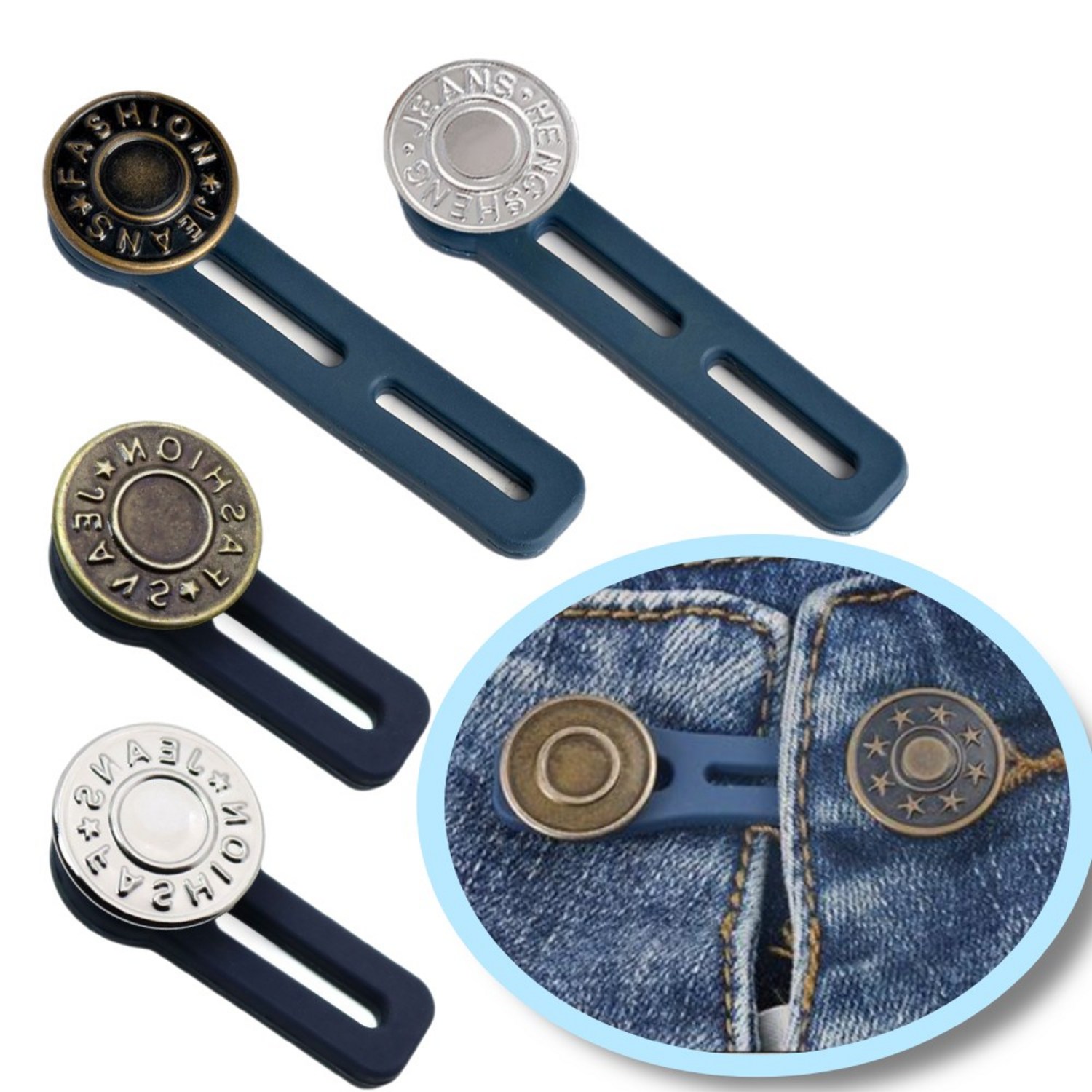 마법처럼 늘어나는 편안함, 주니니몰 요술단추 4종 세트 리뷰 바지허리늘리기