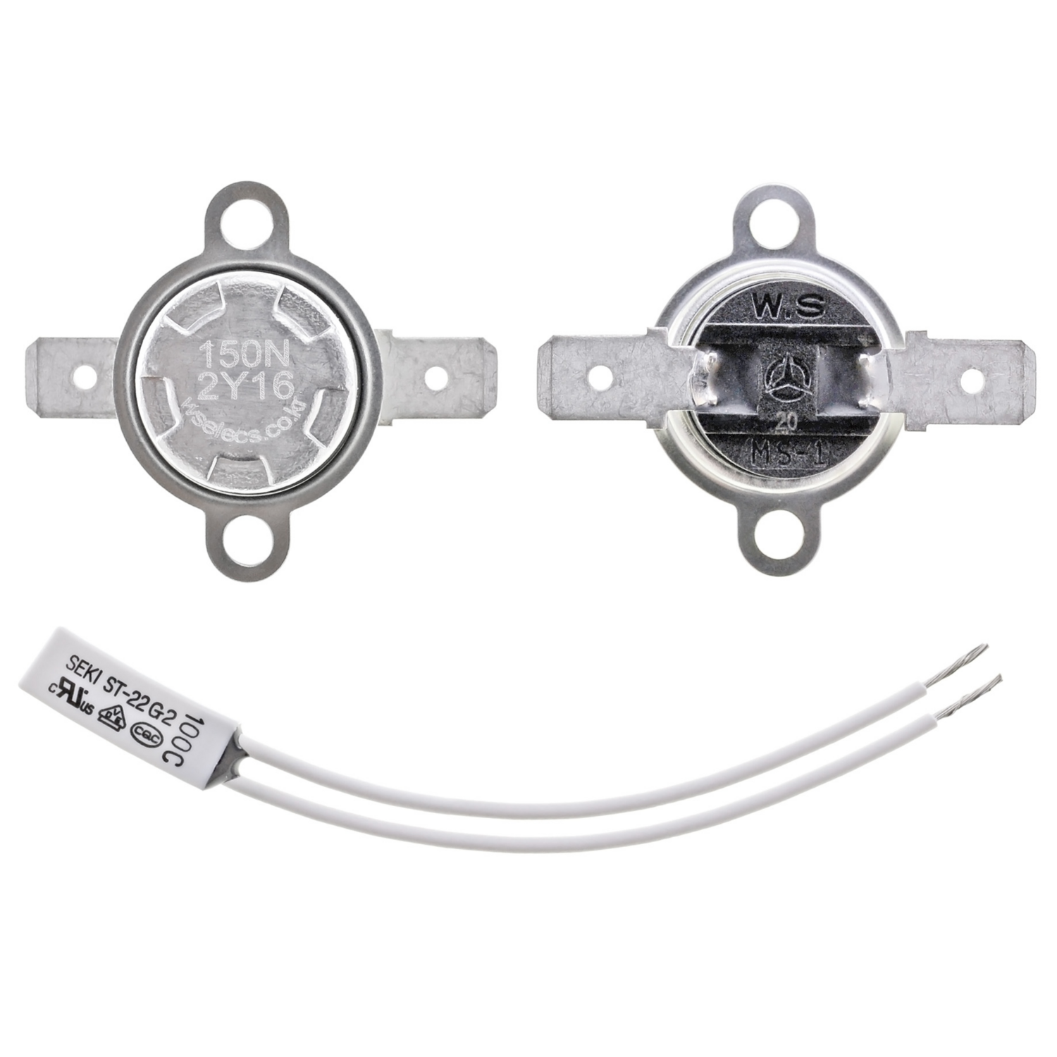 온도스위치 바이메탈 써모스텟 온도센서 자동온도조절기 Thermal Protection Switch Bimetal Thermostat