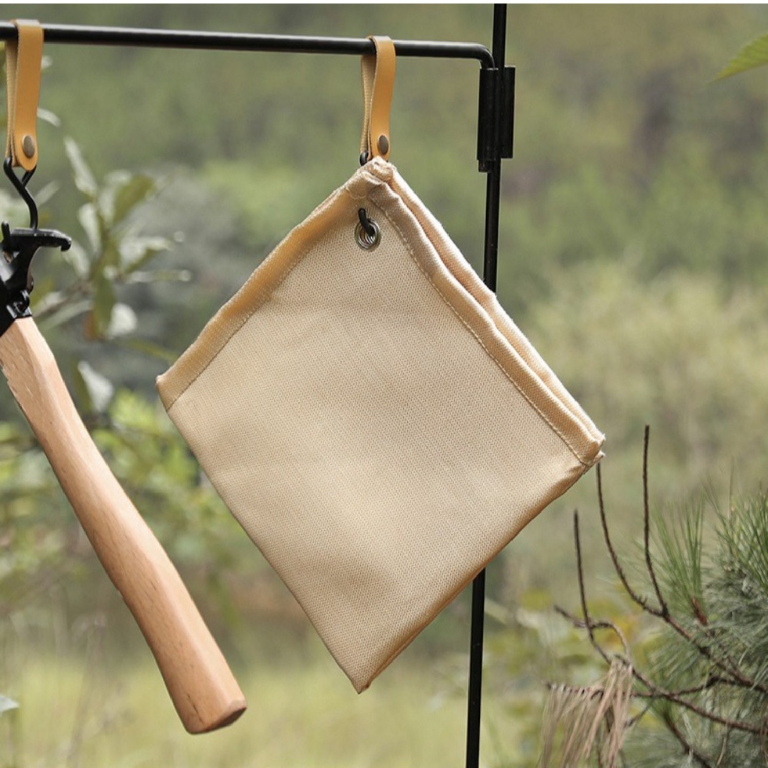 안전과 감성을 더하는 하하남매 캠핑 방염포 화로대 매트