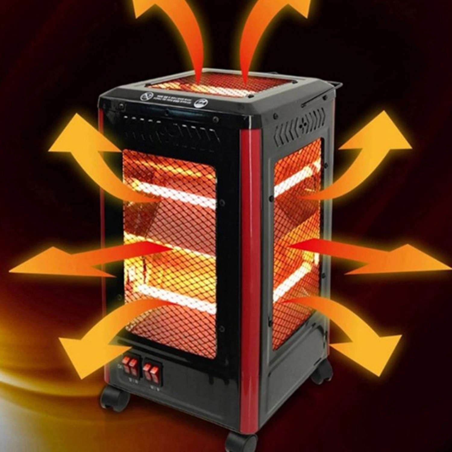 전기료 걱정 없이 따뜻함을 채우는 오방 난로 석영관 히터