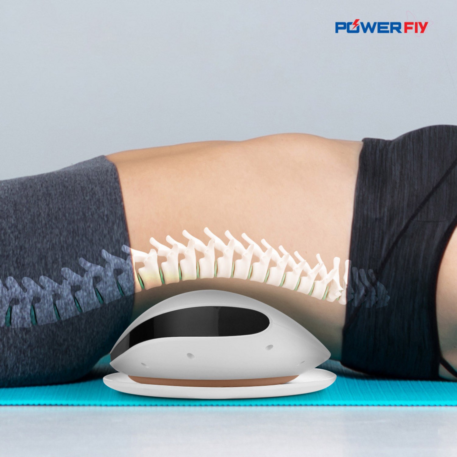 파워플라이 에어리프트 EMS 온열 허리 마사지기: 집에서도 느끼는 전문 마사지의 세계 허리운동기구