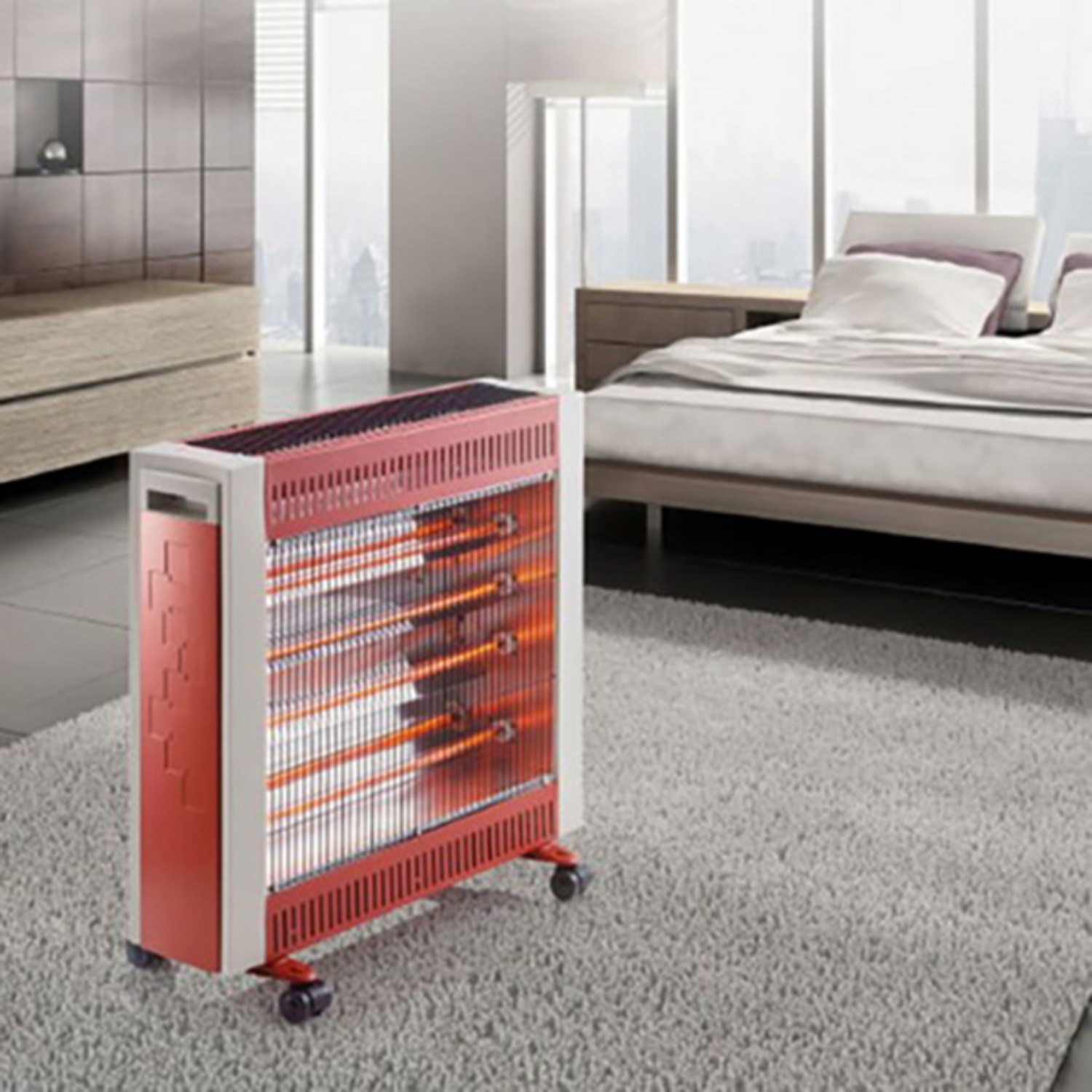 따뜻함과 안전을 책임지는 신일 원적외선 카본히터 전기난로 4단