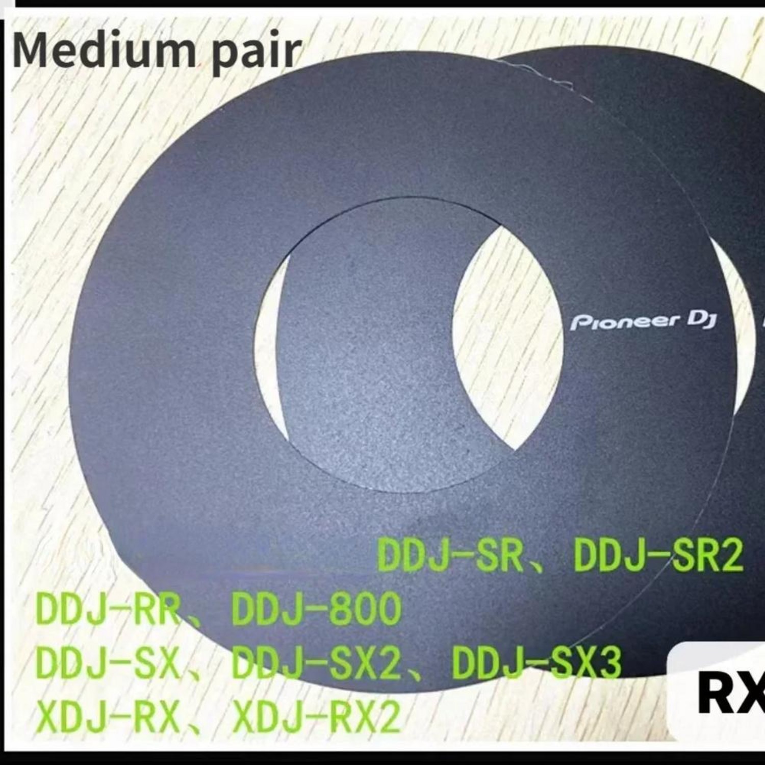 입문용 디제이 장비 – 파이오니어 턴테이블 스티커 (PVC 소재, CDJ 풀 시리즈, 화이트/실버/블랙, 2매) 디제이레슨