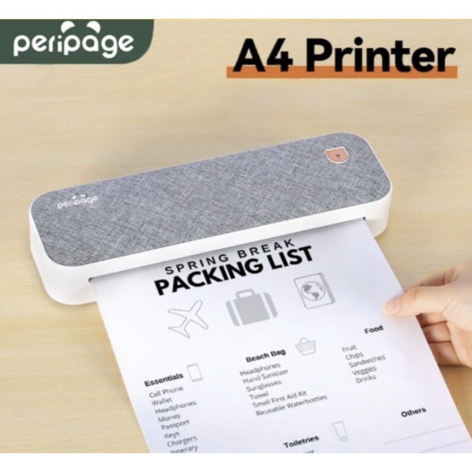 휴대용 프린터의 새로운 혁신, 페리페이지 A4 블루투스 라벨프린터 휴대용프린터기