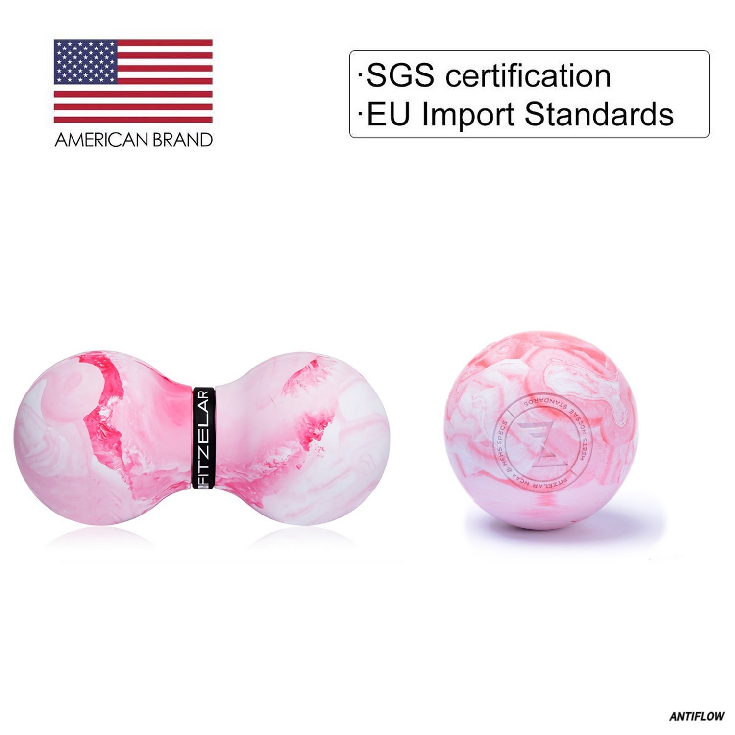 비회수 PVC소재 마사지볼로 근육을 이완하세요 땅콩마사지볼