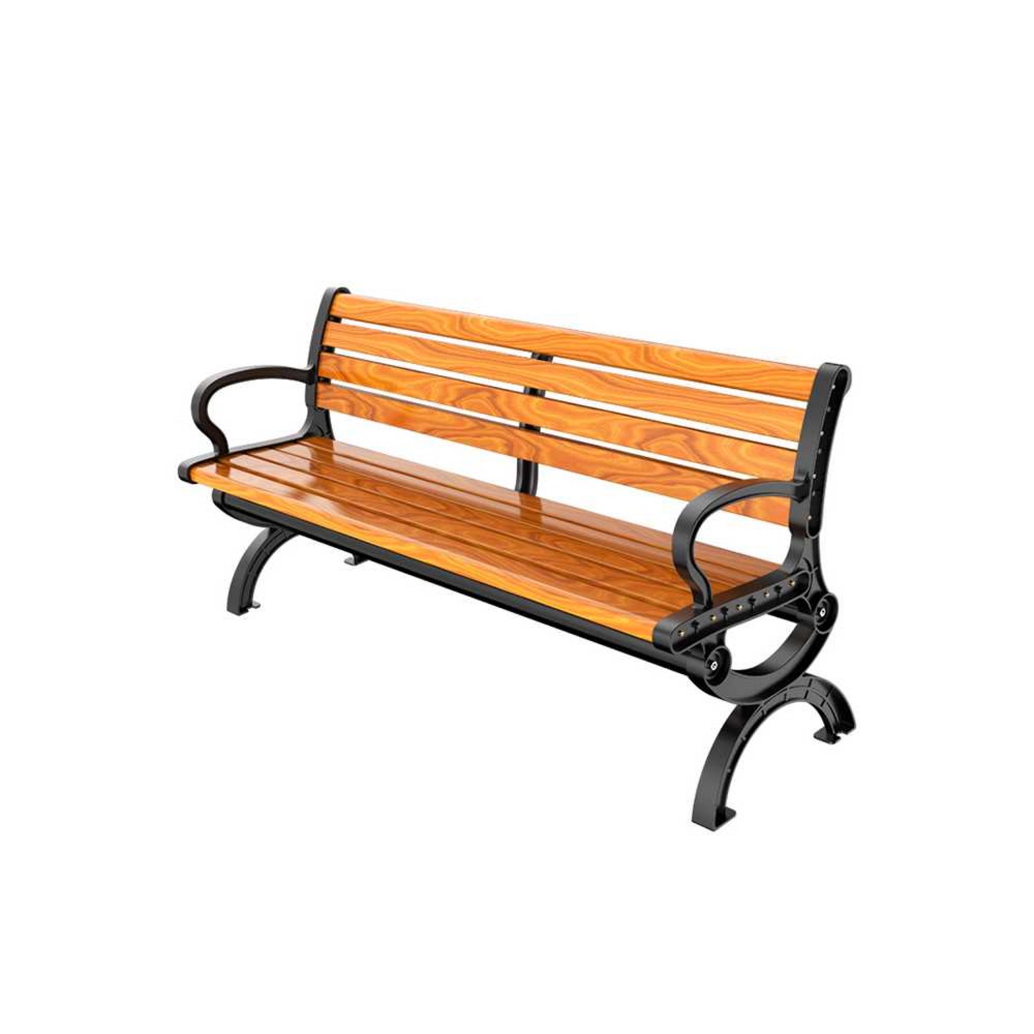 공원벤치 정원벤치 야외벤치의자 야외용벤치 공원의자 등받이 벤치 의자, A. 가로 120cm
