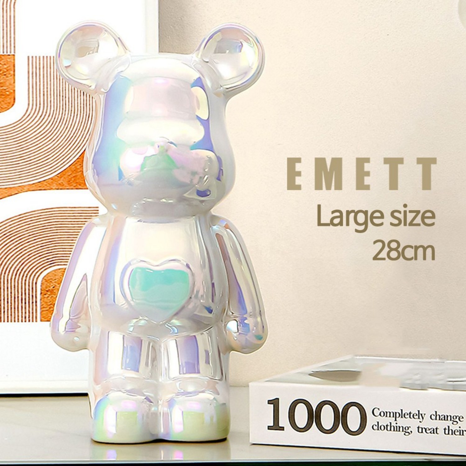 에밋 인테리어소품, 곰돌이_화이트