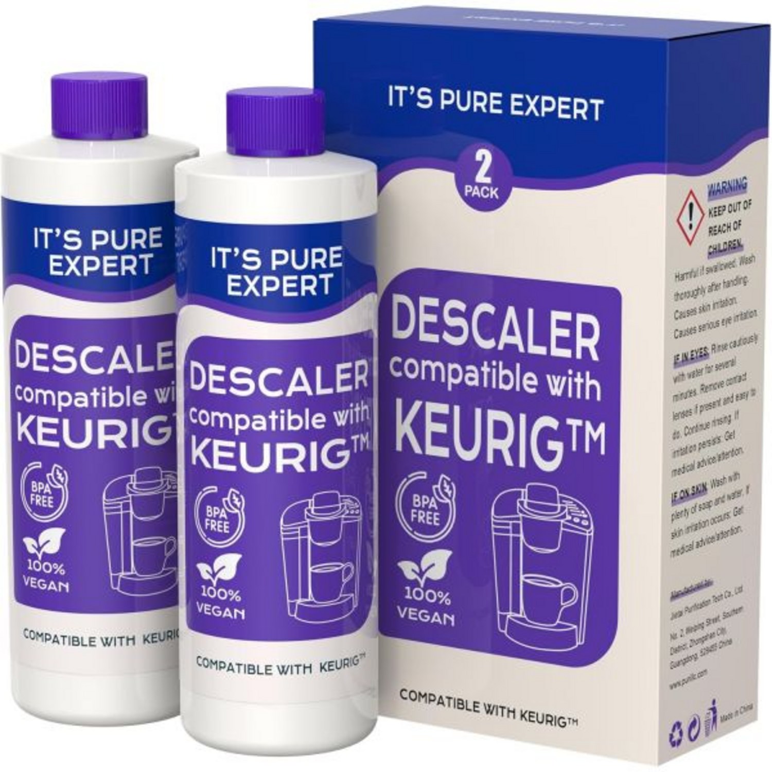 오르테 에스프레소 커피머신 추천제품 IT’S PURE EXPERT 디스케일링 솔루션 Descaler 2 – 커피머신 성능 유지의 필수품!