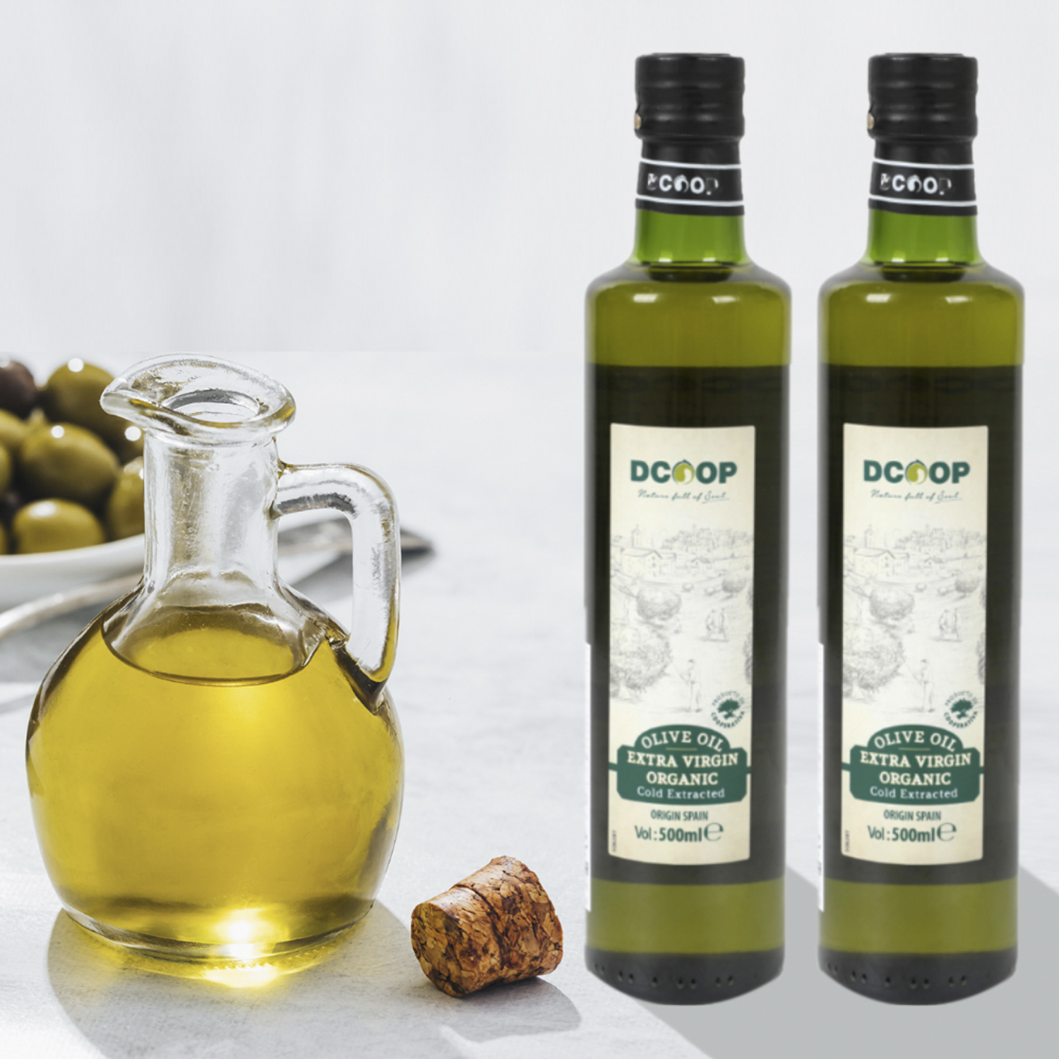 황금빛 지중해의 선물, 디쿱 유기농 엑스트라 버진 올리브 오일 듀오를 만나다 유기농엑스트라버진올리브유