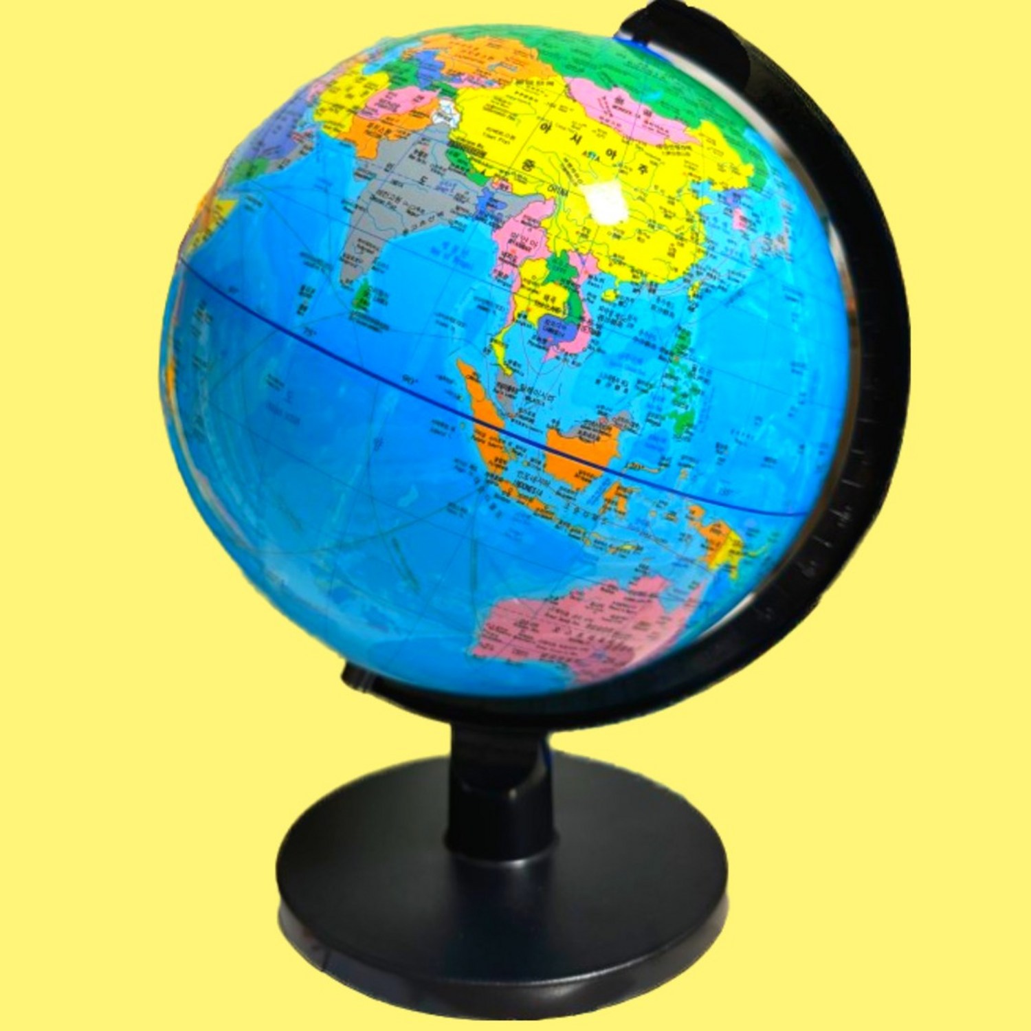 지평을 넓혀라! 파파리브 한글 인테리어 회전 세계 지구본으로 세계를 탐험하세요.