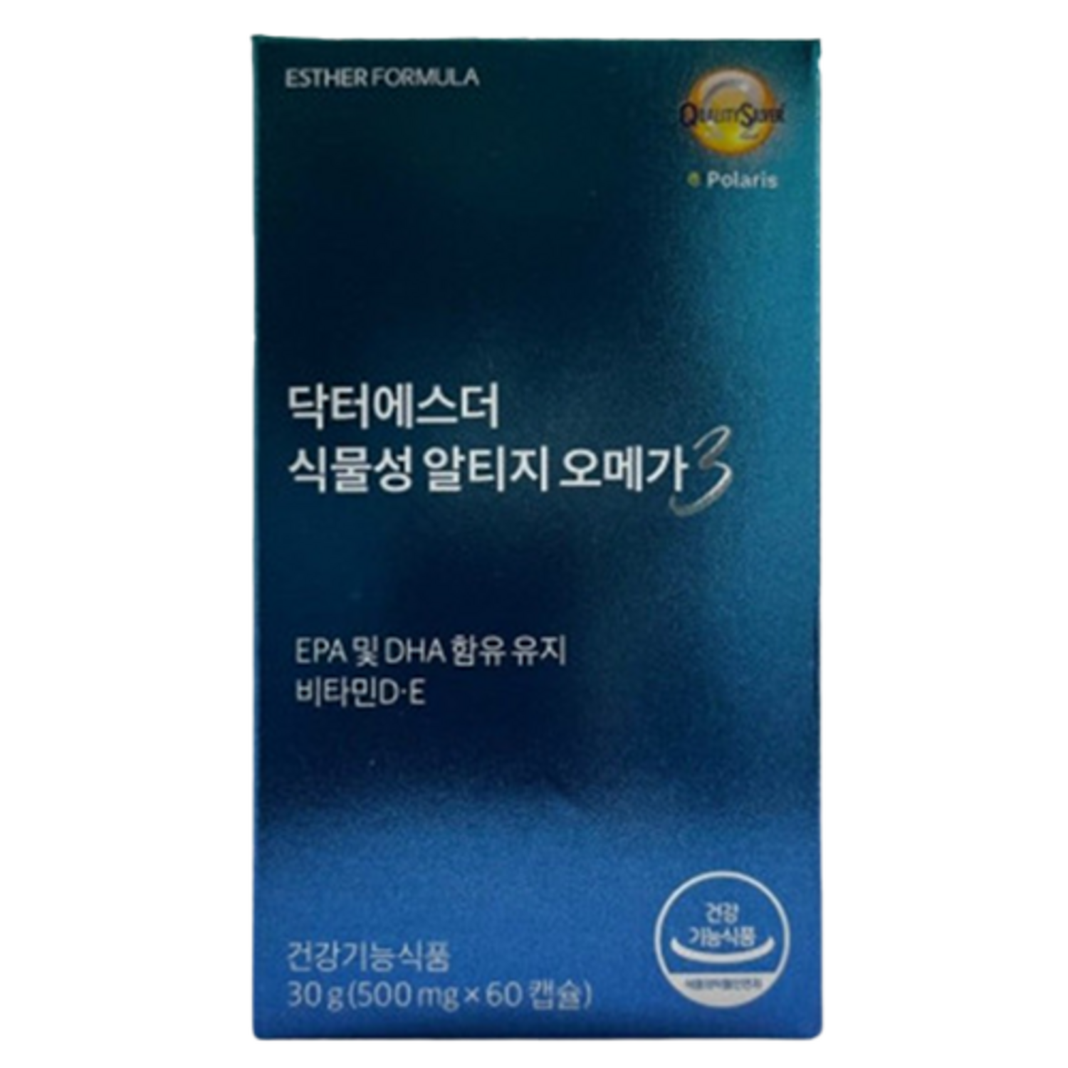 에스더포뮬러 닥터에스더 식물성 알티지오메가3 3박스/여에스더, 60정, 3개 락티브초임계식물성오메가3