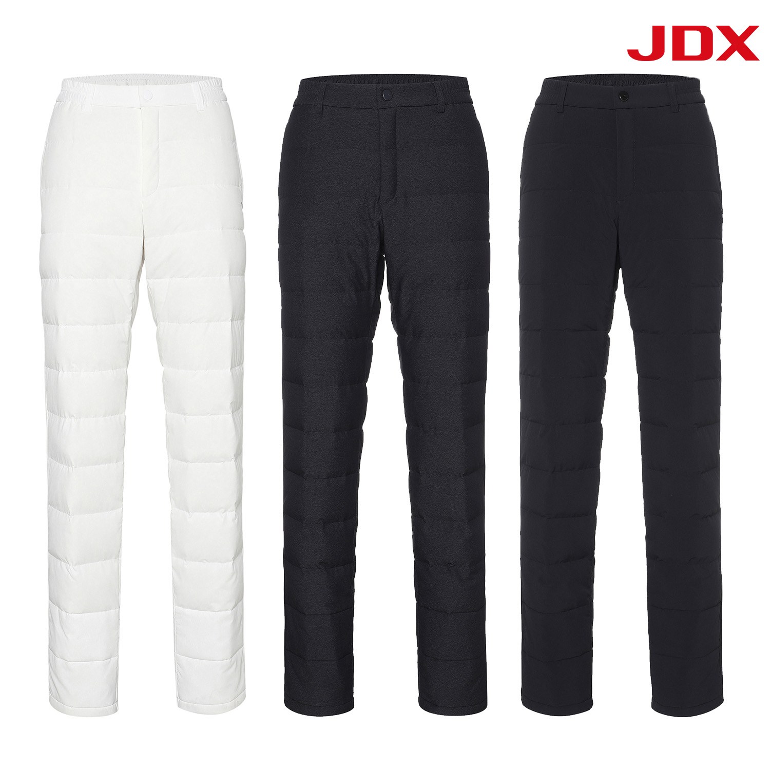 겨울 필드 위 스타일과 보온, 퍼포먼스를 사로잡다: JDX 남성 사이바 다운 팬츠 3종 jdx남성골프웨어