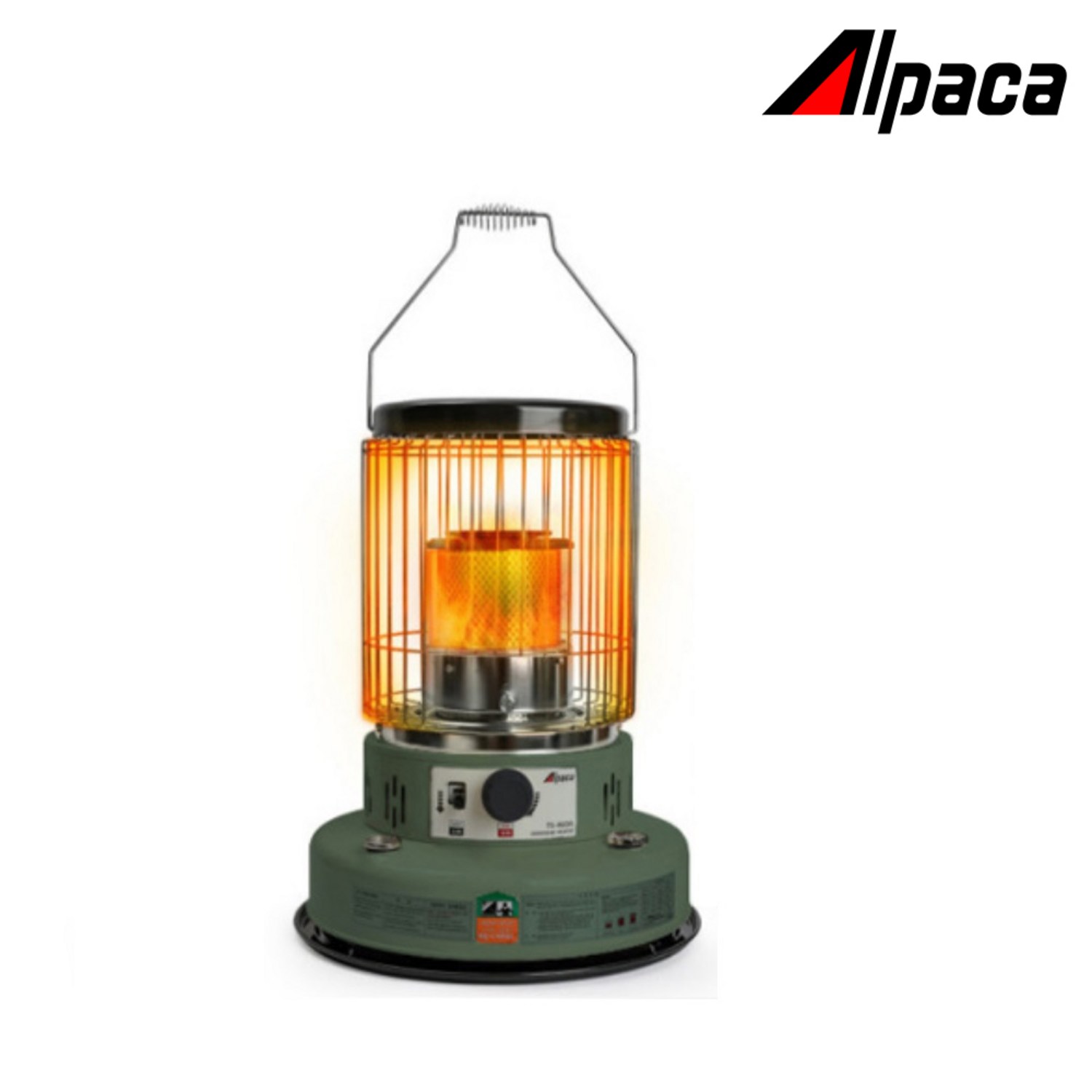 따뜻한 온기로 캠핑의 낭만을 완성하다, 알파카 석유 난로 캠프그린에디션 TS-460A