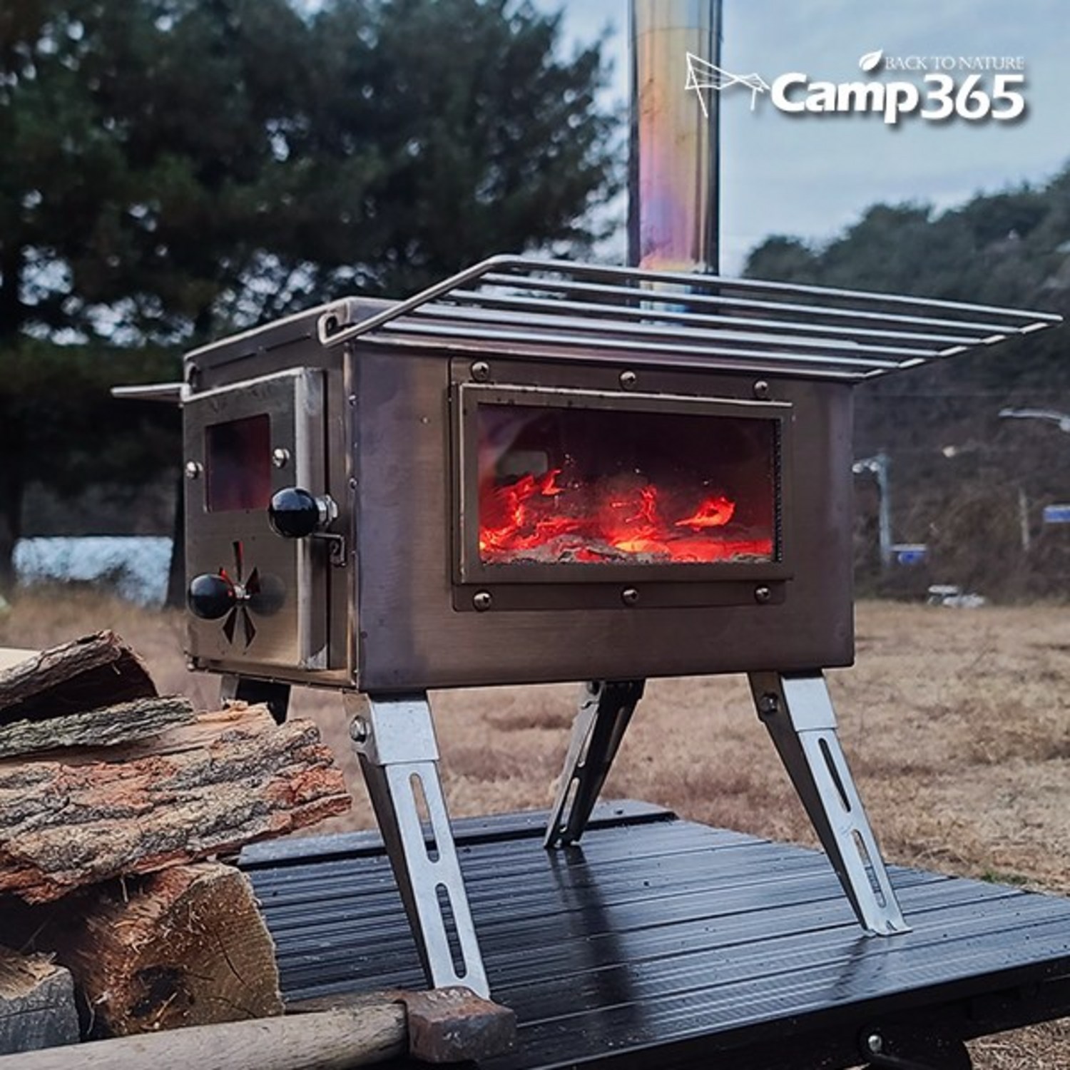 캠프365 화목난로로 겨울 캠핑의 낭만을 불 지피다