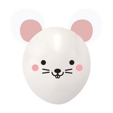 白色的