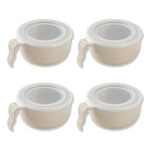 奶油（麥片球），透明（蓋子） × 1套