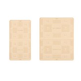 노란색 × 2개
