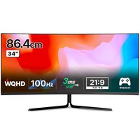 한성컴퓨터 WQHD 1500R 게이밍 100Hz 모니터, 86.4cm, TFG34Q10W(일반)