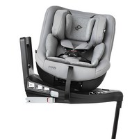 순성 ISOFIX 핀 뉴블랙 회전형 카시트 일체형, 클라우드 그레이