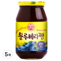 오뚜기 블루베리쨈, 500g, 5개