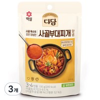 다담 사골부대 찌개양념, 130g, 3개