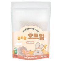 퍼기 유아용 유기농 오트밀 이유식 작은입자, 300g, 1개