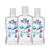 가그린 에프 딸기 어린이 가글, 550ml, 3개