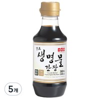 신앙촌 양조 생명물간장, 360ml, 5개