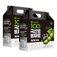 농협 100 국산콩 통째로 검은콩 두유, 190ml, 32개