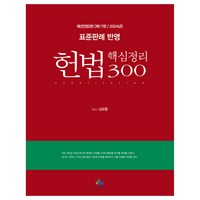 2024 표준판례 반영 헌법 핵심정리 300, 윌비스