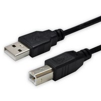 디옵텍 USB 2.0 A M - B M 프린터 케이블 블랙 JUSTLINK U2AB30, 1개, 3m