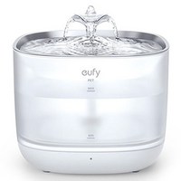 eufy BPA FREE 펫 자동급수기 T7320, 화이트, 1개