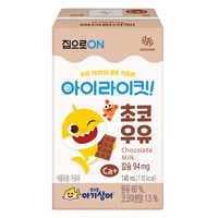 집으로ON 핑크퐁 멸균 초코 우유, 140ml, 24개