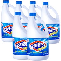 유한락스 멀티액션 레귤러 락스, 1.8L, 6개