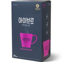 맥널티 iBrew 미니 헤이즐넛향 원두커피믹스, 1g, 200개입, 1개