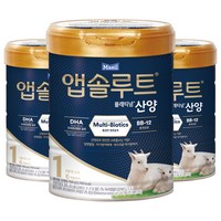 앱솔루트 플래티넘 산양 분유 1단계, 750g, 3개