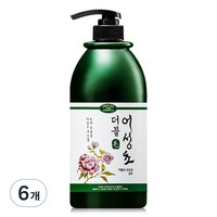 더블모 어성초 두피 샴푸 플로럴향, 1000ml, 6개