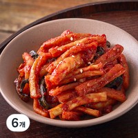 반찬단지 무말랭이 무침, 1kg, 6개