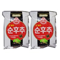 오뚜기 오쉐프 순후추, 1kg, 2개