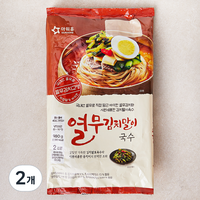 아워홈 열무김치말이 국수, 980g, 2개