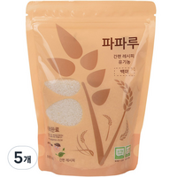 파파루 간편레시피 유기농쌀 백미 굵은입자 400g, 5개