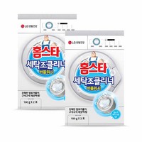 홈스타 세탁조 클리너 버블워시 드럼겸용 2포, 200g, 2개