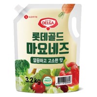 롯데푸드 골드 마요네즈 스파우트 파우치, 3.2kg, 1개