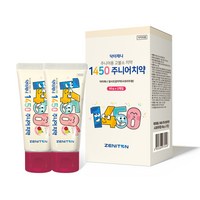 제니튼 닥터제니 1450 고불소 주니어치약 사과자두향, 60g, 2개