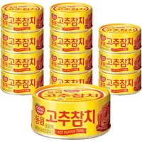 동원 고추 참치, 85g, 12개