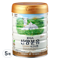 일동후디스 시그니처 산양분유 2단계, 800g, 5개