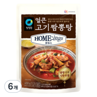 호밍스 얼큰 고기 짬뽕탕, 450g, 6개