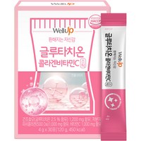 로엘 글루타치온 저분자 콜라겐비타민C 분말스틱 30p, 120g, 1개