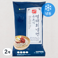 올면 속초식 명태회냉면 2인분 (냉동), 1120g, 2개