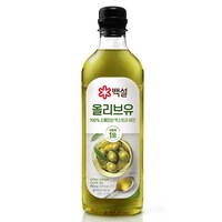 백설 압착올리브유, 900ml, 1개